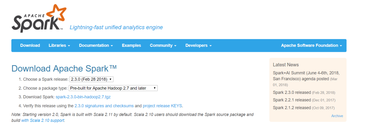 image from Apache Spark on Windows