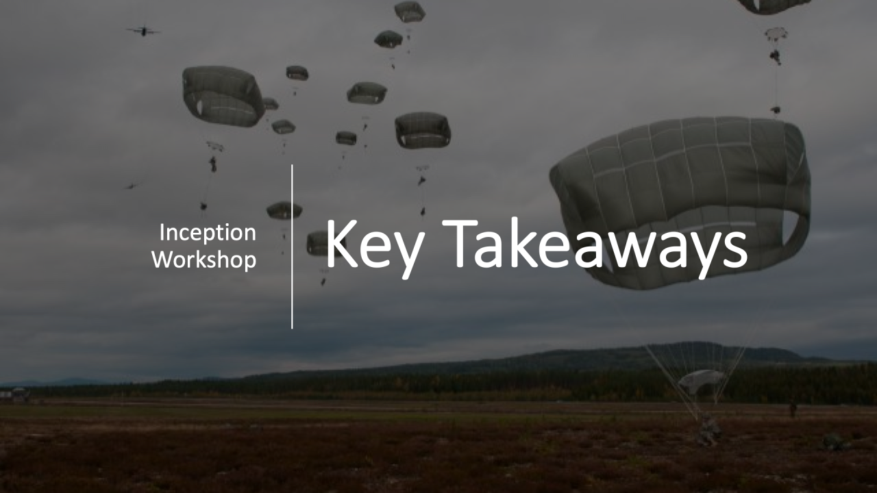 image from Inception Workshop | Key Takeaways