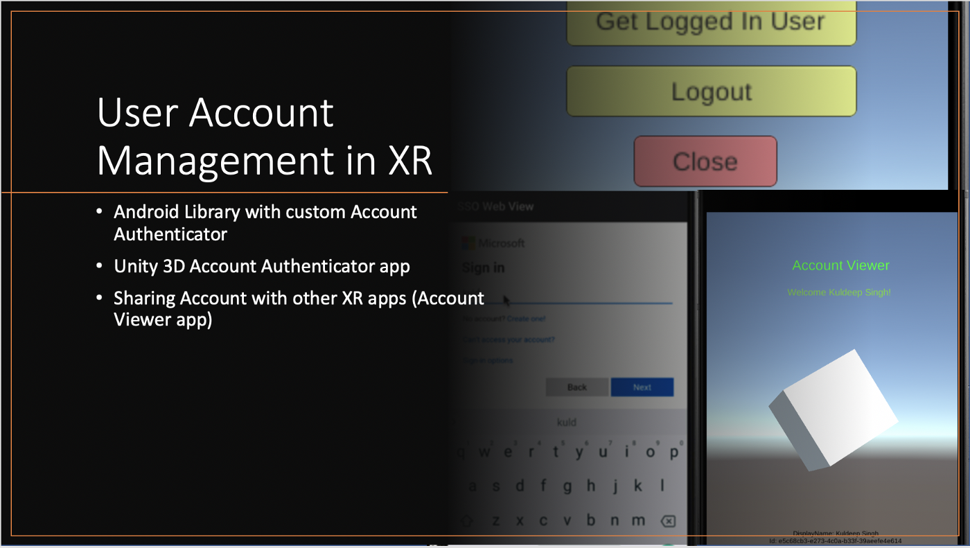 image from User Account Management In XR