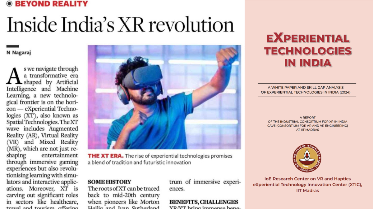 image from XR in India — A Whitepaper by XTIC, IIT Madras